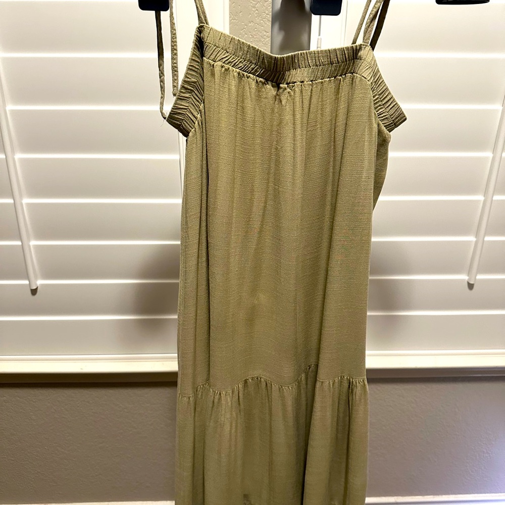 Pretty Olive Green cotton 👗